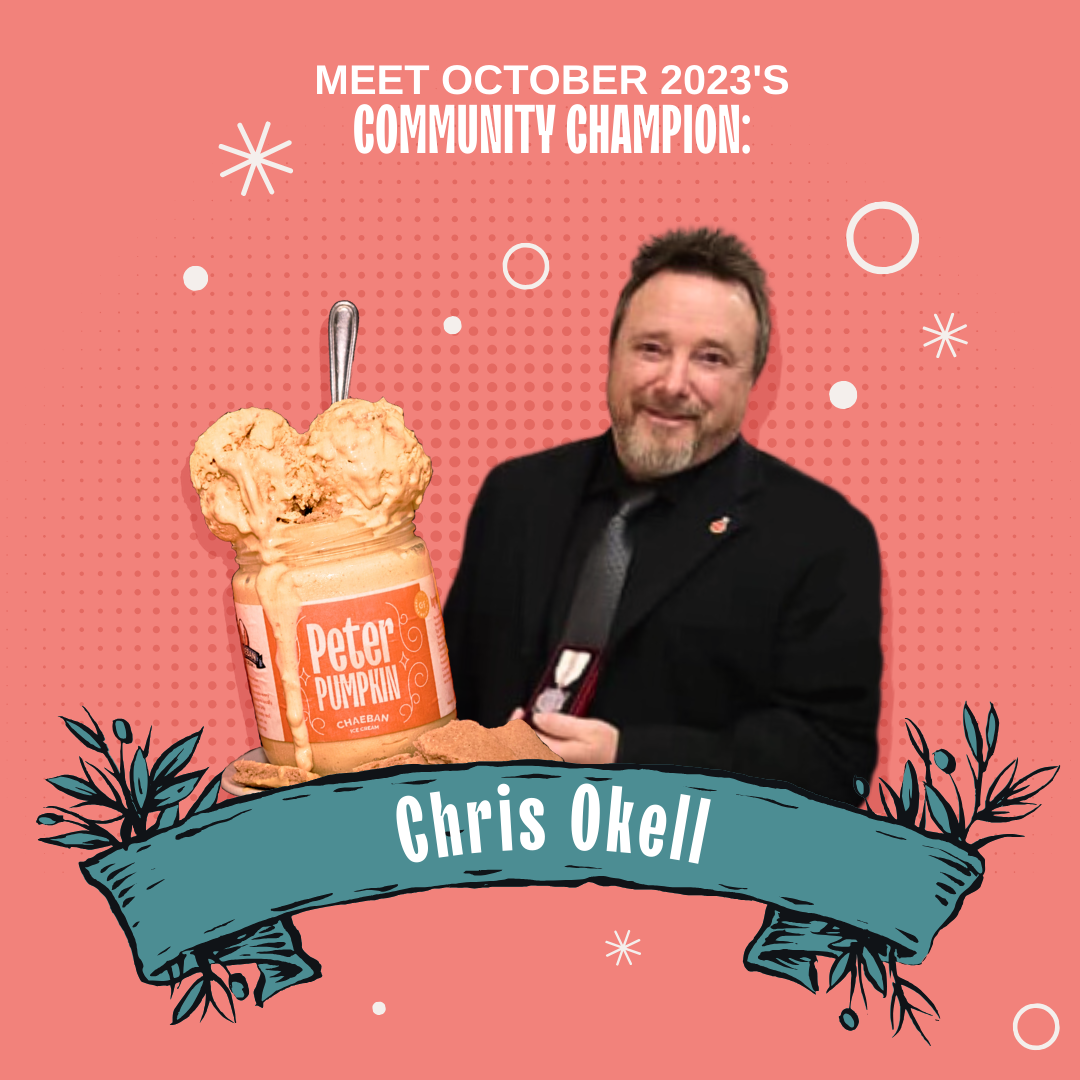 Our community hero for October is Chris Okell!